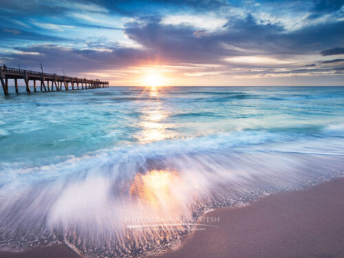 Dania Beach pier, Florida landscape photography