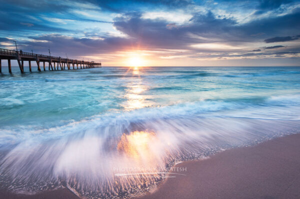 Dania Beach pier, Florida landscape photography