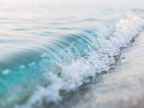 Ocean wave art