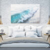 Ocean wave art home decor