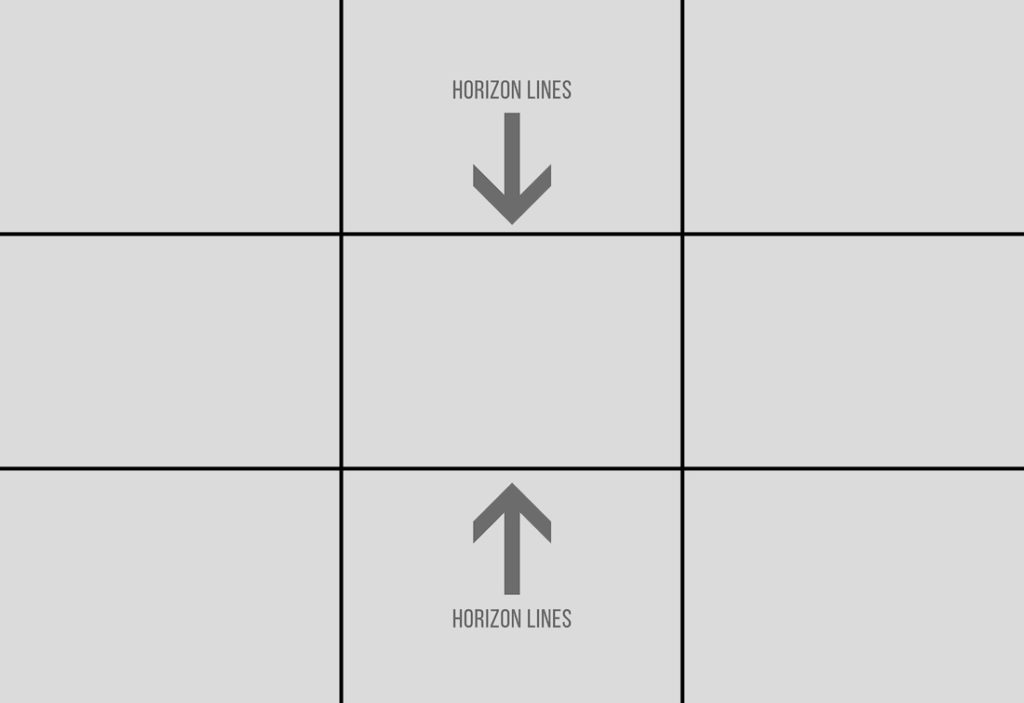 Rule of Thirds Horizon lines