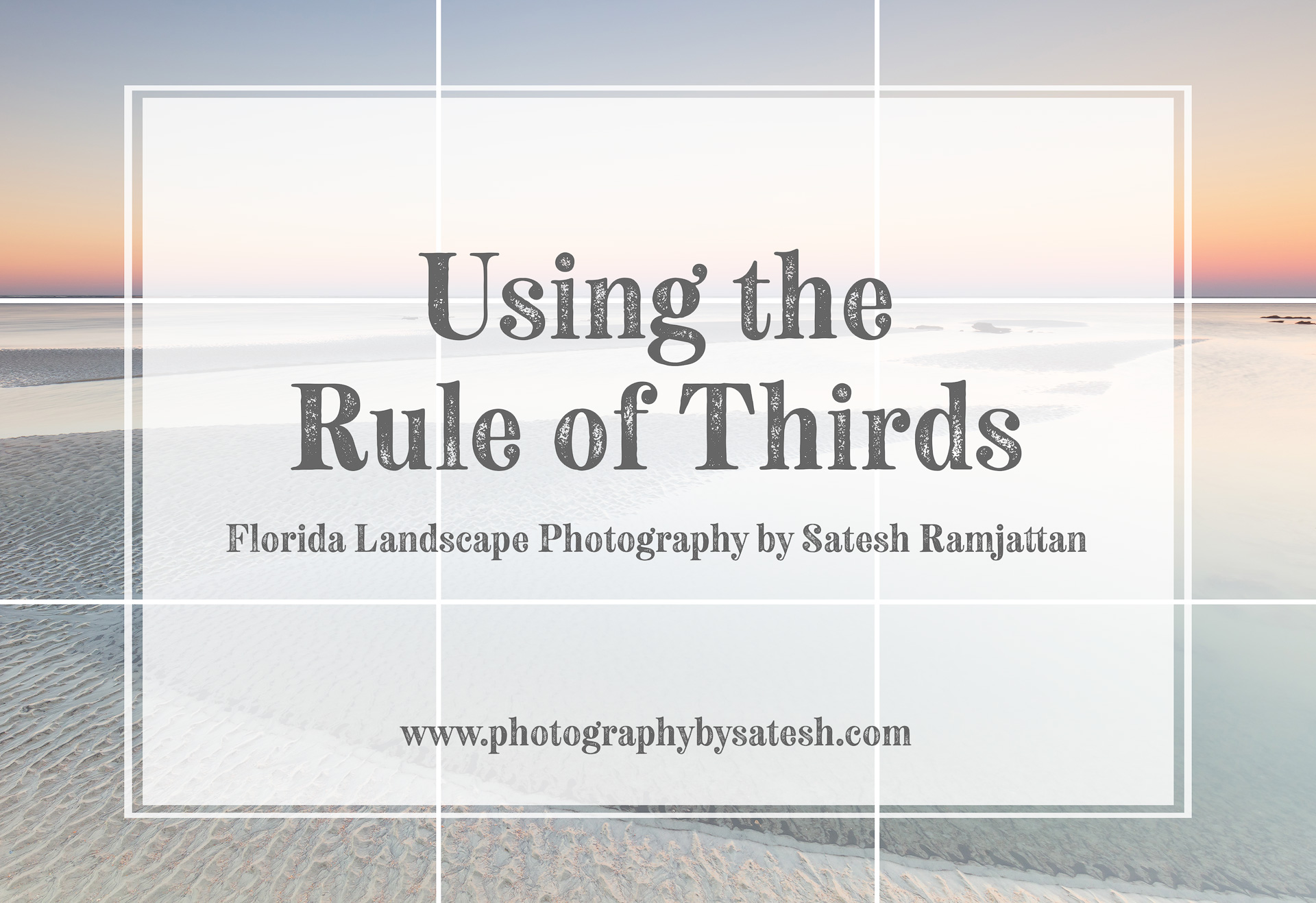 How to use the Rule of Thirds